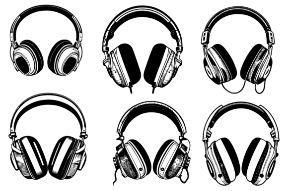 Download Headphones Vector Illustration - Illustration Collection