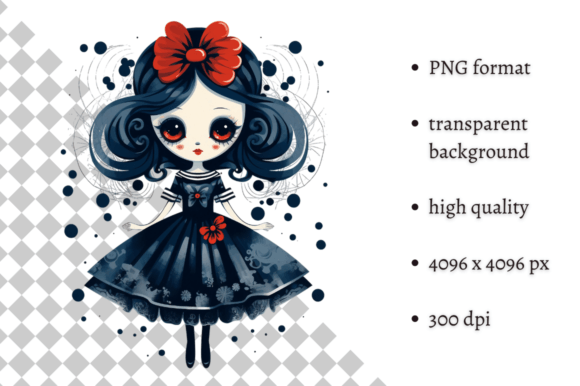 Download Cute Halloween Doll PNG Clipart - Png Collection
