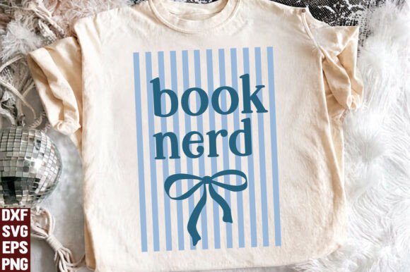 Download Preppy Striped Book Nerd PNG - Nerd Collection
