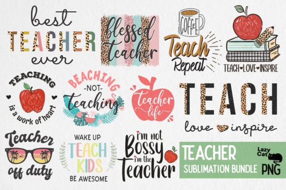 Download Teacher Sublimation Bundle - Sublimation Collection