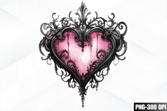 Download Gothic Valentine's Day Love, Gothic Png - Png Collection