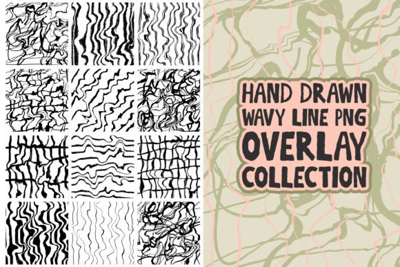 Download Hand Drawn Wavy Lines PNG Overlay Set - Png Collection