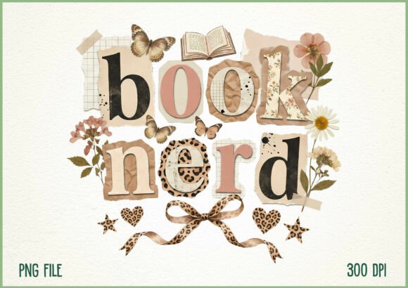 Download Book Nerd Vintage Cottagecore Reader PNG - Nerd Collection