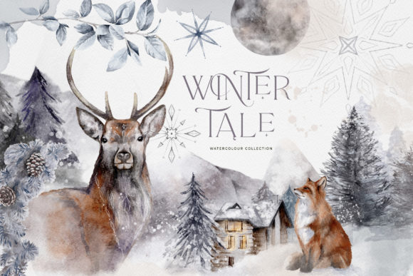 Download Winter Illustrations Clip Art Watercolor - Illustration Collection