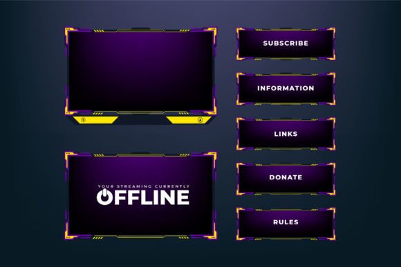 Download Live Streaming Overlay Screen Panel - Panel Collection