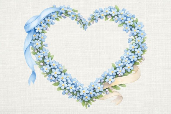 Download Memorial Floral Heart Frame PNG - Png Collection