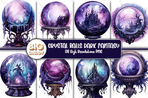 Download Crystal Balls Dark Fantasy Sublimation - Sublimation Collection