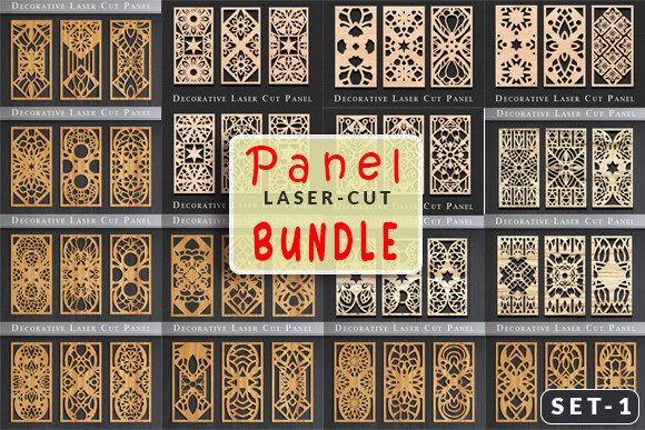 Download Big Laser Cut Panel SVG Bundle Set 1 - Panel Collection