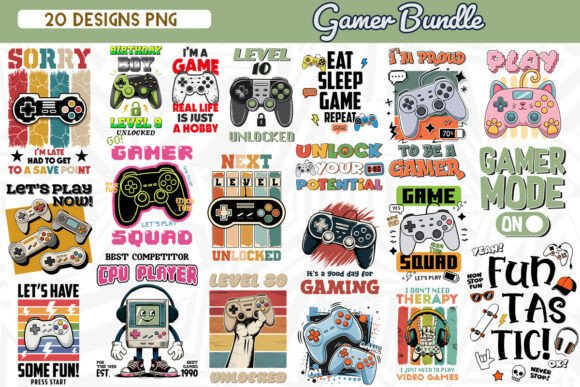Download Gamer Sublimation Bundle - Sublimation Collection