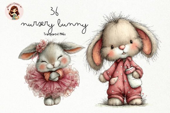 Download Baby Bunny PNG Clipart Nursery - Png Collection