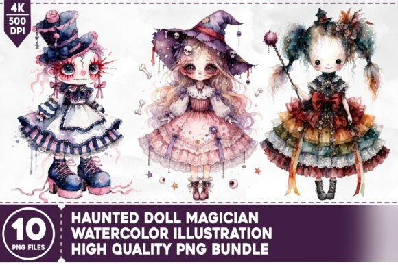 Download Haunted Doll Magician PNG Bundle - Png Collection