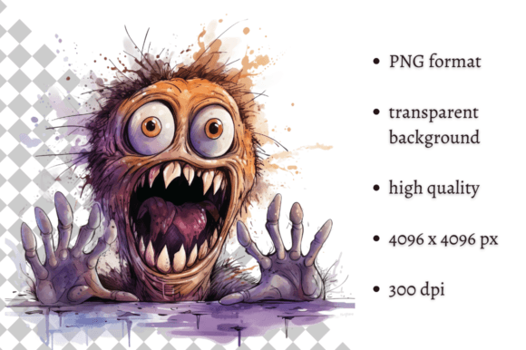 Download Purple Halloween Zombie PNG Clipart - Png Collection