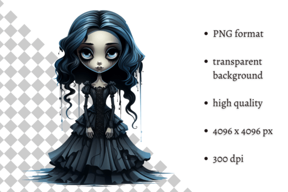 Download Spooky Gothic Doll PNG Clipart - Png Collection