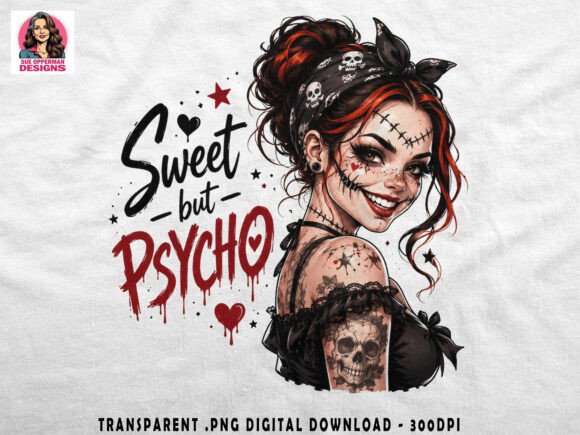 Download Sweet but Psycho PNG | Gothic Horror - Png Collection