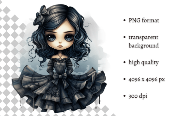 Download Spooky Gothic Doll PNG Clipart - Png Collection