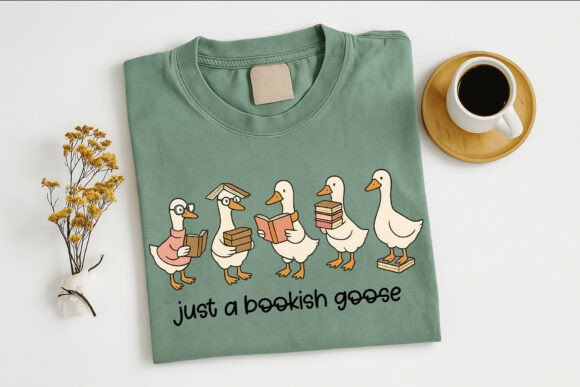 Download Just a Bookish Goose Reading Book Nerd - Nerd Collection