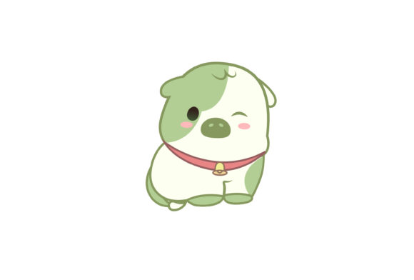 Download Green Collared Cow Doll Illustration - Illustration Collection