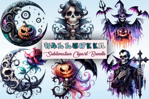 Download Gothic Halloween Sublimation Clipart - Sublimation Collection