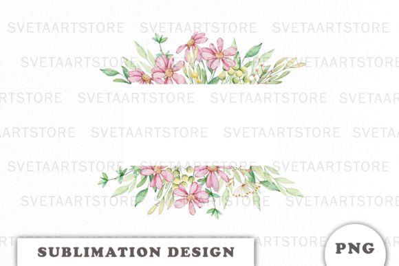 Download Watercolor Flowers Frame PNG - Png Collection
