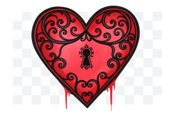 Download Red Gothic Dark Fantasy Love PNG Clipart - Png Collection