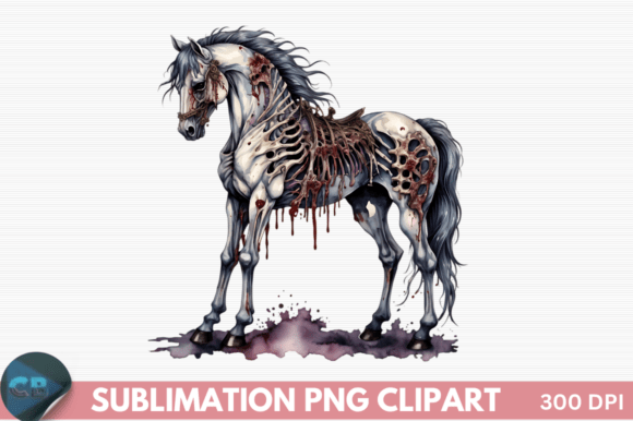 Download Undead Steed Zombie Horse Clipart PNG - Png Collection
