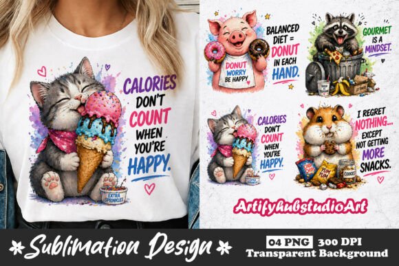 Download Funny Animal Sublimation PNG Designs - Png Collection