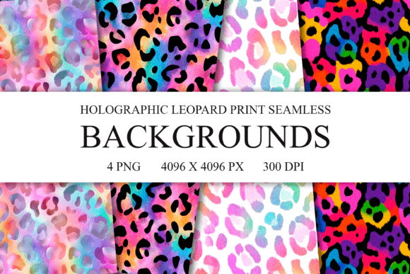 Download 4 Leopard Print Seamless Patterns PNG - Png Collection