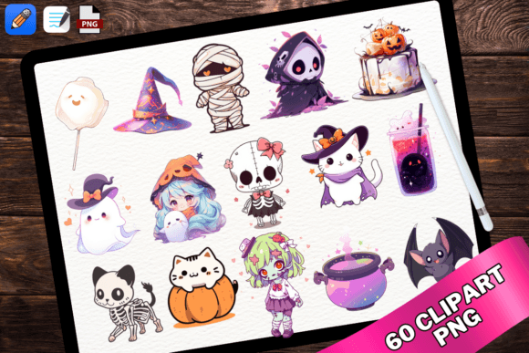 Download Cute Halloween Spooky Clipart PNG - Png Collection