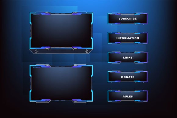 Download Streaming Screen Panel Border Design - Panel Collection