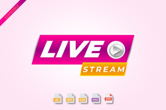 Download Live Streaming Icon 3D PNG Vector Pink - Png Collection