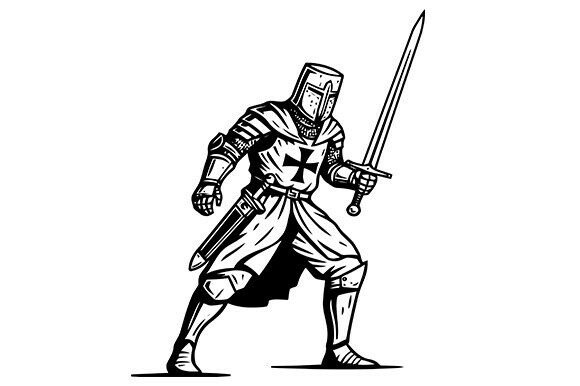 Download Medieval Knight &amp; Crusader Illustration - Illustration Collection