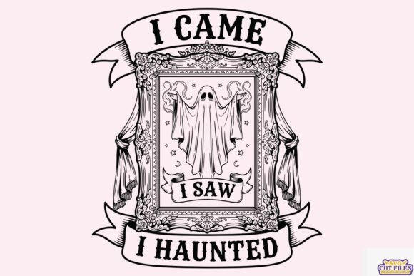 Download I Came I Saw I Haunted Png Halloween - Png Collection