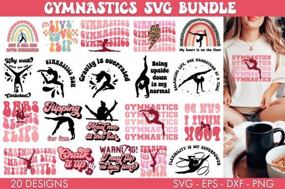 Download Gymnastics SVG Bundle PNG Sublimation - Png Collection