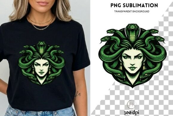Download Medusa PNG | Snake Woman Gothic Design - Png Collection