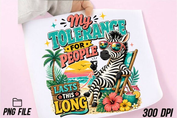 Download Funny Zebra Vacation Graphic PNG - Png Collection