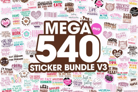 Download Mega PNG Sticker Bundle | Sticker Bundle - Png Collection