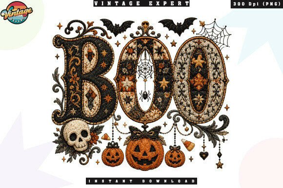 Download Gothic Halloween Pumpkin Patchwork PNG - Png Collection