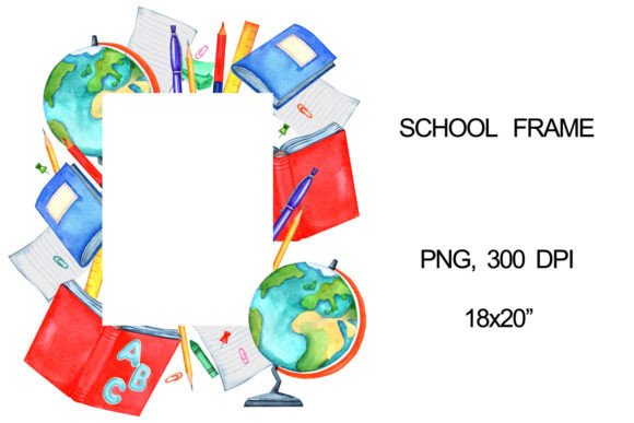 Download Back to School Teacher Border, Frame PNG - Png Collection