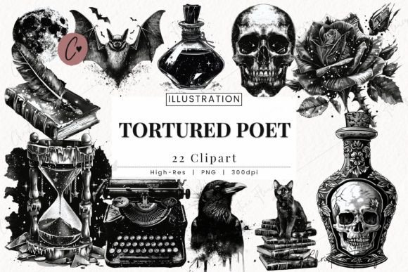 Download Tortured Poet Clipart, Gothic PNG - Png Collection