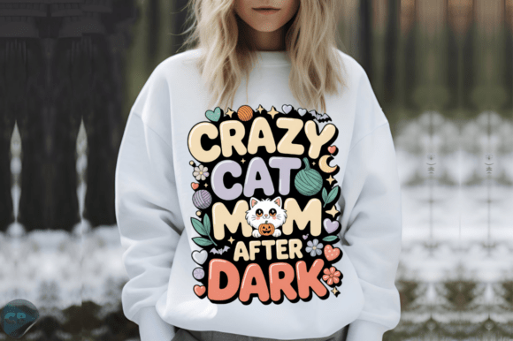 Download Crazy Cat Mom After Dark PNG - Png Collection