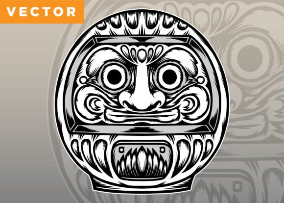 Download Daruma Doll Illustration - Illustration Collection