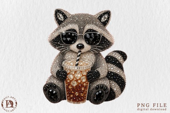 Download Rhinestone Funny Raccoon PNG - Png Collection