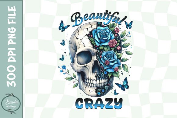 Download Beautiful Crazy Skull PNG - Png Collection