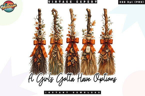 Download Cottagecore Witch Broom Halloween PNG - Png Collection