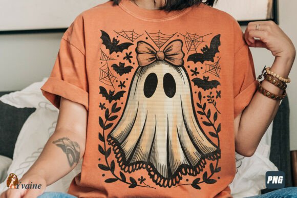 Download Lace Ghost Halloween Png, Preppy Ghost - Png Collection