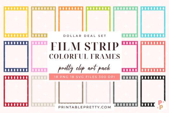 Download Film Strip Frame PNG SVG Pack - Png Collection