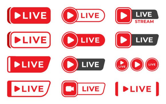 Download Live Stream Social Media Illustration - Illustration Collection