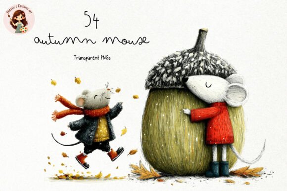 Download Storybook Autumn Mouse PNG Clipart - Png Collection