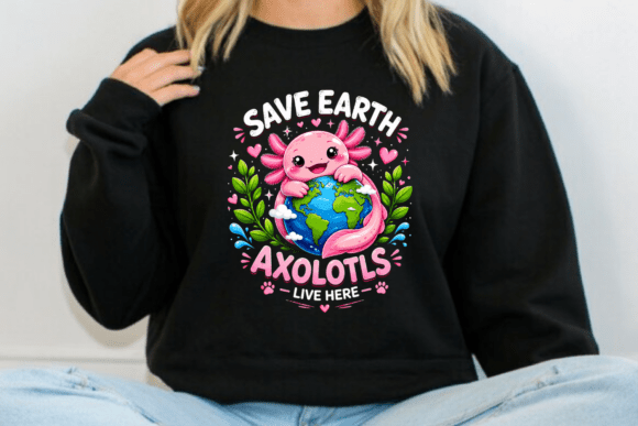 Download Save Earth Axolotls Live Here PNG - Png Collection