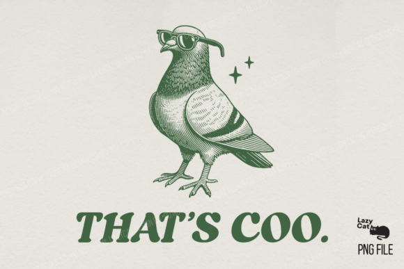 Download Retro Funny Animal Pigeon Puns PNG - Png Collection